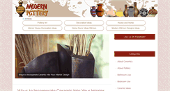 Desktop Screenshot of modernpottery.com