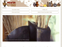 Tablet Screenshot of modernpottery.com